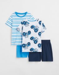 23G1-086 H&M 2-pack jersey pyjamas - Đồ bộ cho bé trai