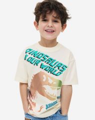 23G1-077 H&M Printed T-shirt - Áo thun bé trai