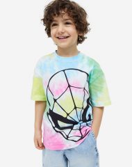 23G1-076 H&M Printed T-shirt - 4-6 tuổi