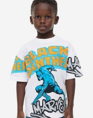 23G1-073 H&M Printed T-shirt - Áo thun bé trai