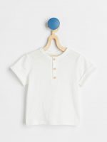 23G1-051 H&M T-shirt with Buttons - Áo thun bé trai