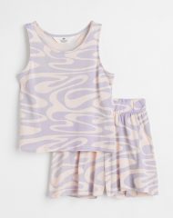23G1-044 H&M 2-piece set with a vest top and shorts - Album giảm giá 120k