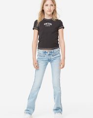 23G2-009 H&M Printed T-shirt - Áo thun bé gái