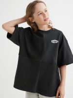 23G3-024 H&M Printed T-shirt - 10-12 tuổi