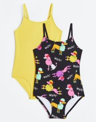 23S1-001 H&M 2-pack Patterned Swimsuits - 8 tuổi