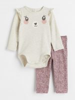 23S2-002 H&M 2-piece Cotton Set - 18-24 tháng
