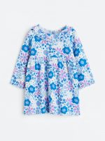 23S2-005 H&M Ribbed Cotton Jersey Dress - 12-18 tháng