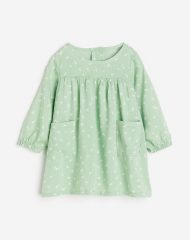 23S2-008 H&M Pocket-detail Dress - 2-4 tuổi