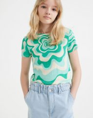 23S2-022 H&M Cotton Jersey Crop Top - BÉ GÁI