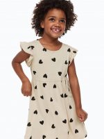 23S2-015 H&M Cotton Jersey Dress - Váy, đầm bé gái
