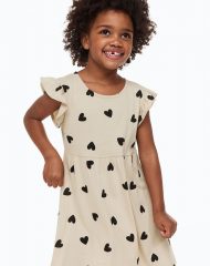 23S2-015 H&M Cotton Jersey Dress - Váy, đầm bé gái