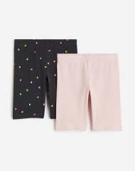 23S3-023 H&M 2-pack Cycling Shorts - 6-8 tuổi