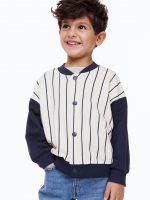 23S3-059 H&M Baseball Jacket - Áo Khoác - Áo lạnh - Áo len bé trai