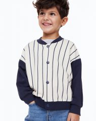 23S3-059 H&M Baseball Jacket - Áo Khoác - Áo lạnh - Áo len bé trai