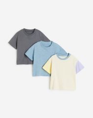 23S3-047 H&M 3-pack T-shirts - BÉ TRAI