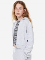 23S3-040 H&M Hooded Jacket - Áo khoác - Áo lạnh - Áo len bé gái