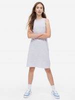 23S3-039 H&M Ribbed Jersey Dress - 10-12 tuổi
