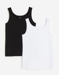 23S3-038 H&M 2-pack Tank Tops - 11-12 tuổi