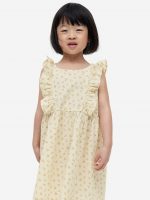 23S4-009 H&M Seersucker Dress - Váy, đầm bé gái