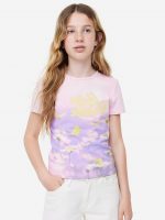 23S4-013 H&M Printed T-shirt - Từ 14 tuổi trở lên