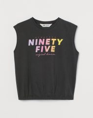 23S4-015 H&M Sleeveless T-shirt - Từ 14 tuổi trở lên