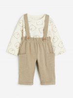 23S4-027 H&M 2-piece Cotton Set - Đồ bộ cho bé trai