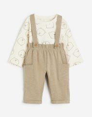 23S4-027 H&M 2-piece Cotton Set - 2-4 tuổi