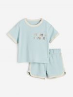 23S4-026 H&M 2-piece T-shirt and Shorts Set - 18-24 tháng