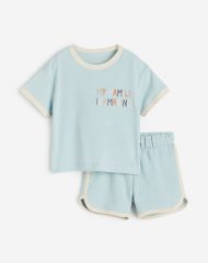 23S4-026 H&M 2-piece T-shirt and Shorts Set - BÉ TRAI