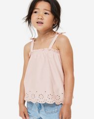 23O1-008 H&M Bow-detail Camisole Top - 8-10 tuổi