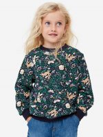 23O1-023 H&M Printed Sweatshirt - HÀNG GIẢM GIÁ