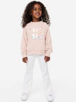 23O1-026 H&M Printed Sibling Sweatshirt - 2-4 tuổi
