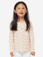 23O1-014 H&M Printed Jersey Top - 2-4 tuổi