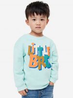 23O1-061 H&M Printed Sibling Sweatshirt - Áo Khoác - Áo lạnh - Áo len bé trai