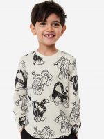23O1-056 H&M Printed Jersey Shirt - Áo thun bé trai