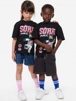 23O1-051 H&M Printed T-shirt - Áo thun bé trai