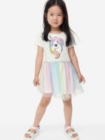 23O1-033 H&M Tulle-skirt Jersey Dress - Category