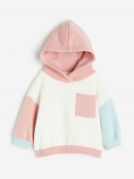 23O2-001 H&M Color-block Hoodie - 12-18 tháng