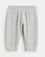 23O2-054 H&M Velour Joggers - 18-24 tháng