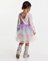 23O2-041 H&M Dress with Tulle Skirt - 6-8 tuổi