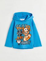 23O2-073 H&M Printed Hoodie - Áo thun bé trai