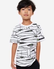 23O2-062 H&M Printed T-shirt - Áo thun bé trai