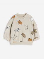 23O2-057 H&M Cotton Sweatshirt - 12-18 tháng