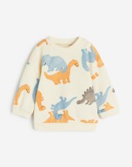 23O2-055 H&M Cotton Sweatshirt - Áo thun bé trai