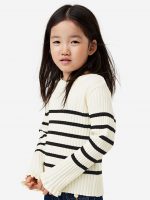 23O2-029 H&M Rib-knit Sweater - HÀNG GIẢM GIÁ