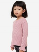 23O2-027 H&M Rib-knit Sweater - HÀNG GIẢM GIÁ