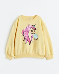 23N1-008 H&M Sweatshirt - Áo thun bé gái