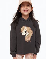 23N1-010 H&M Printed Hoodie - 8 tuổi