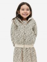 23N1-017 H&M Zip-through hoodie - Áo khoác - Áo lạnh - Áo len bé gái