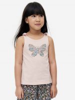 23N1-020 H&M 2-piece Cotton Set - Đồ bộ cho bé gái